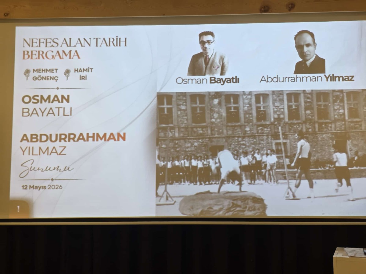 Bergama’nın Hafızasına Yolculuk: Osman Bayatlı ve Yılmaz Öğretmen Odeon’da Anlatıldı