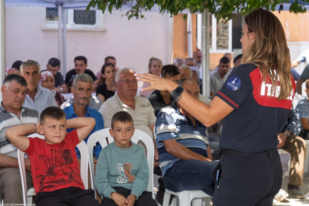 İzmir’in kırsal mahalleleri yangına karşı güçleniyor