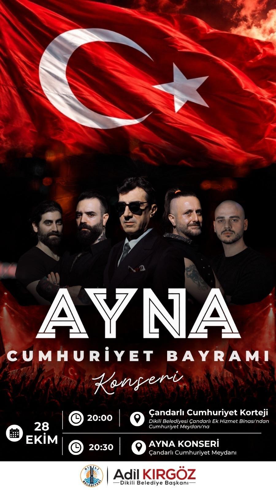 DİKİLİ VE ÇANDARLI’DA CUMHURİYET COŞKUSU YAŞANACAK